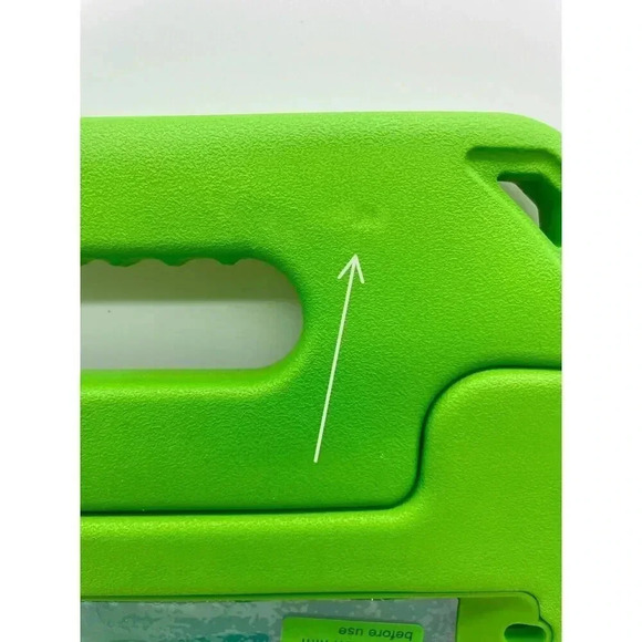 Kids EVA Shockproof Case Screen Protector Stand For 9.3”x6.6” Tablet Green Flaws - Picture 6 of 6